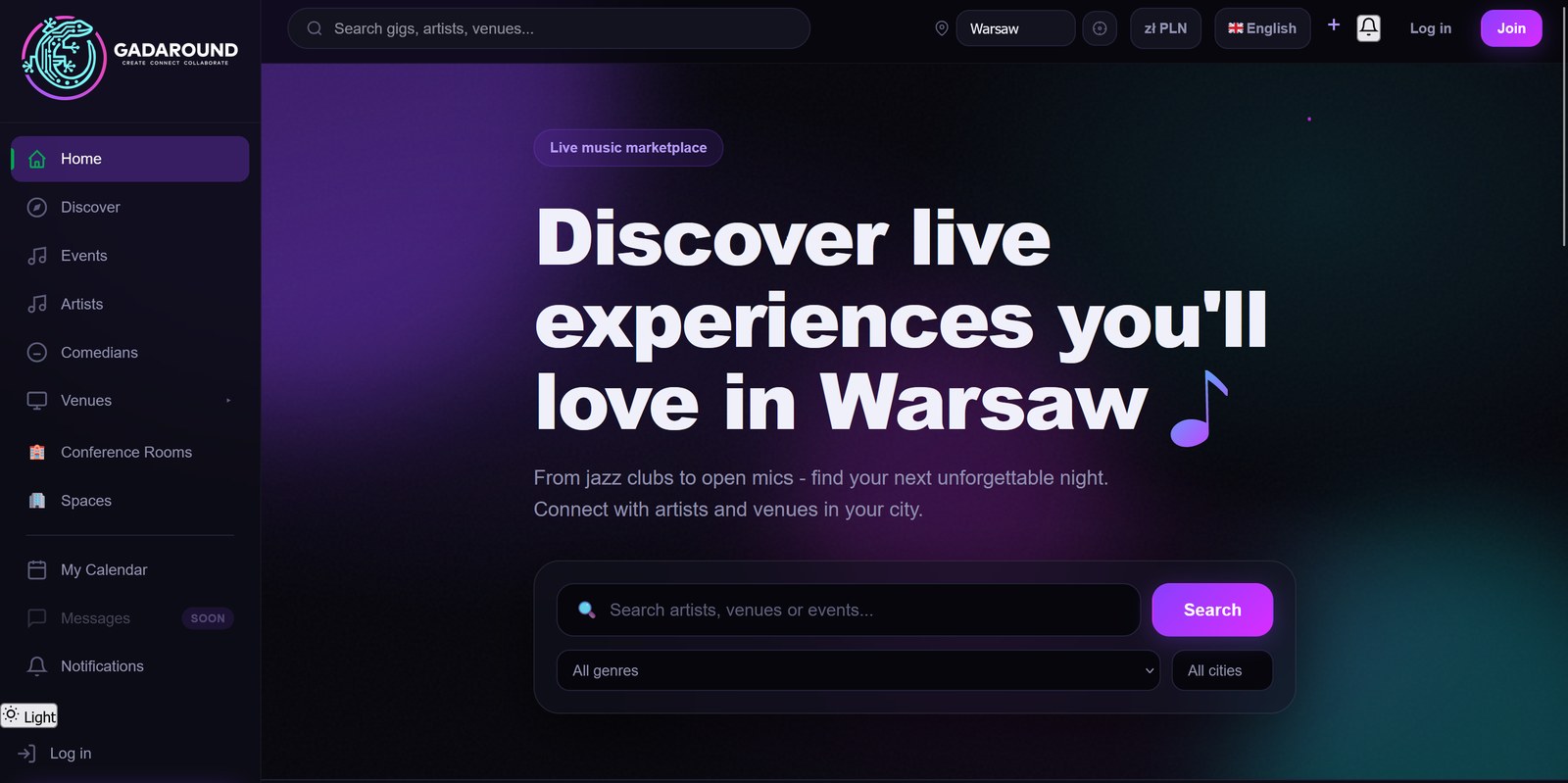 GadAround home page